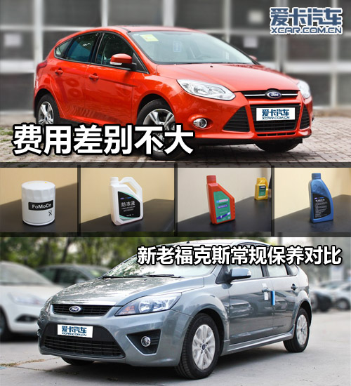 保養(yǎng)費(fèi)用差別不大 新老福克斯全面對(duì)比