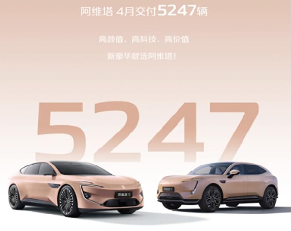 長(zhǎng)安新能源前4月售18.05萬輛 同比增68%